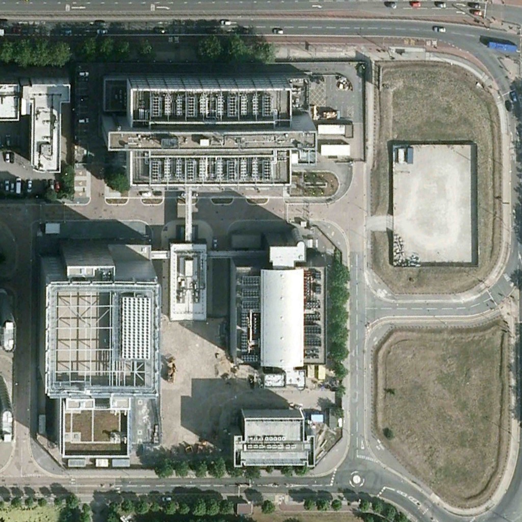 Aeriel View from Google Maps - 200 x 200cm