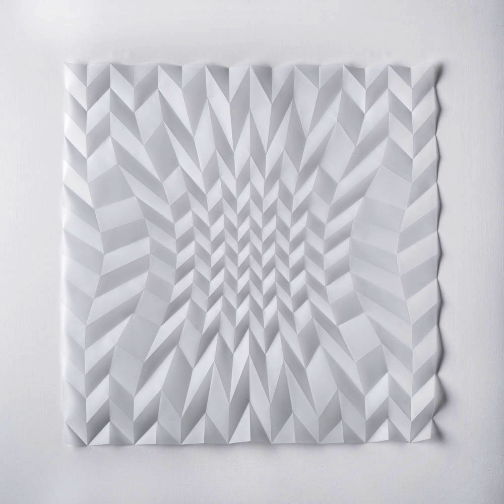 Experiment in Drawn and Folded Form Number 1, 48 x 48 x 2cm, 2015