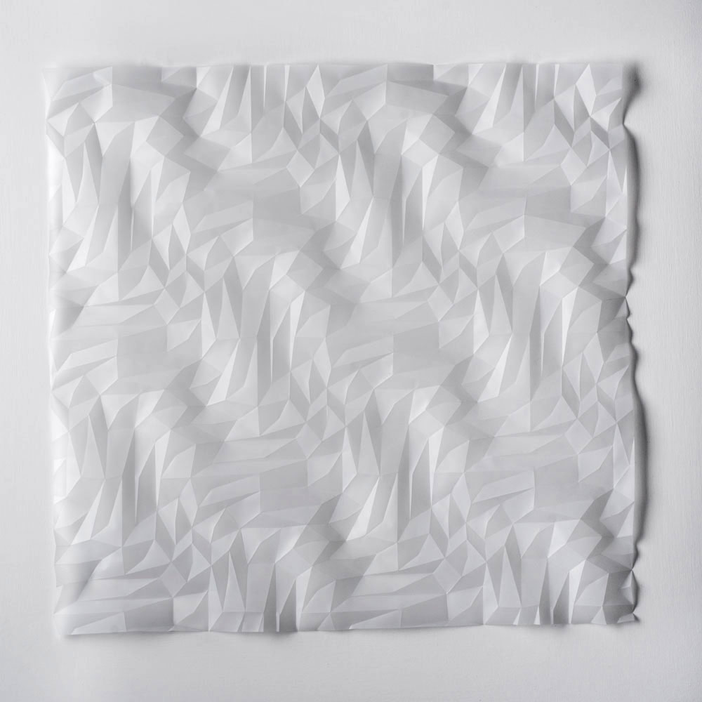 Experiment in Drawn and Folded Form Number 5, 48 x 48 x 2cm, 2015