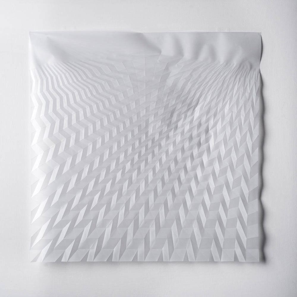 Experiment in Drawn and Folded Form Number 6, 48 x 48 x 2cm, 2015
