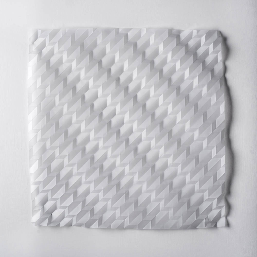 Experiment in Drawn and Folded Form Number 7, 48 x 48 x 2cm, 2015 