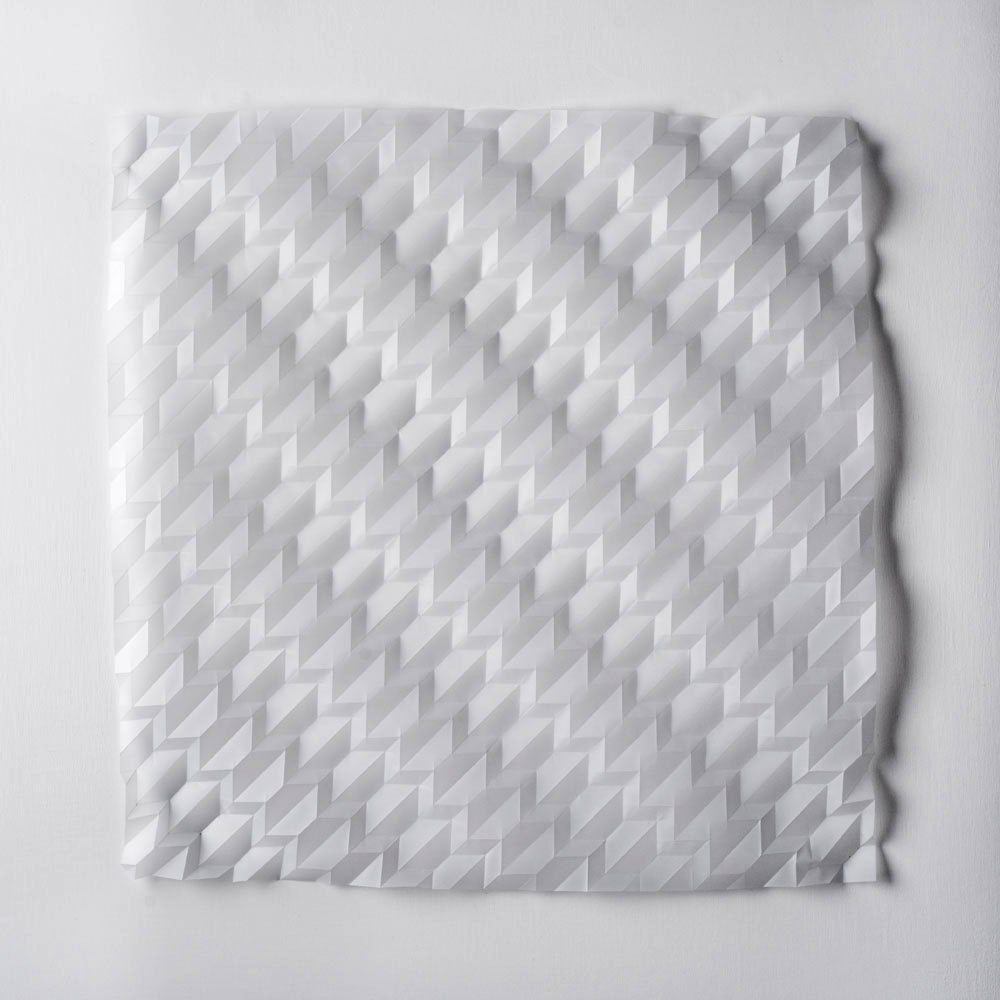 Experiment in Drawn and Folded Form Number 7, 48 x 48 x 2cm, 2015