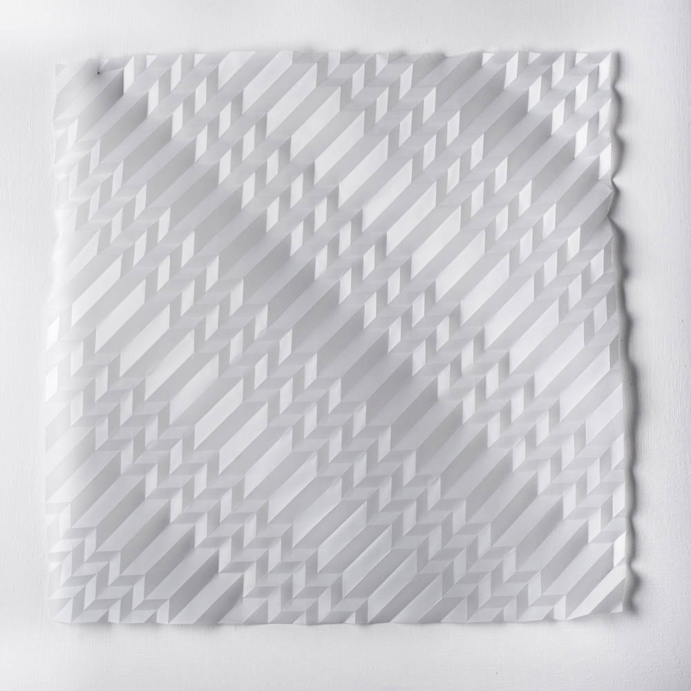 Experiment in Drawn and Folded Form Number 9, 48 x 48 x 2cm, 2015
