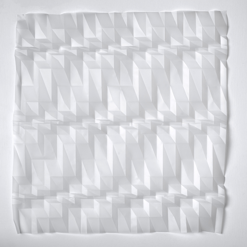 Experiment in Drawn and Folded Form Number 13, 48 x 48 x 2cm, 2016