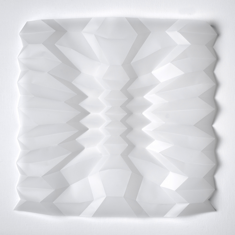 Experiment in Drawn and Folded Form Number 11, 48 x 48 x 2cm, 2016
